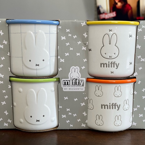 Magenta Other - Magenta Miffy Ramekin Set with Colorful Accents